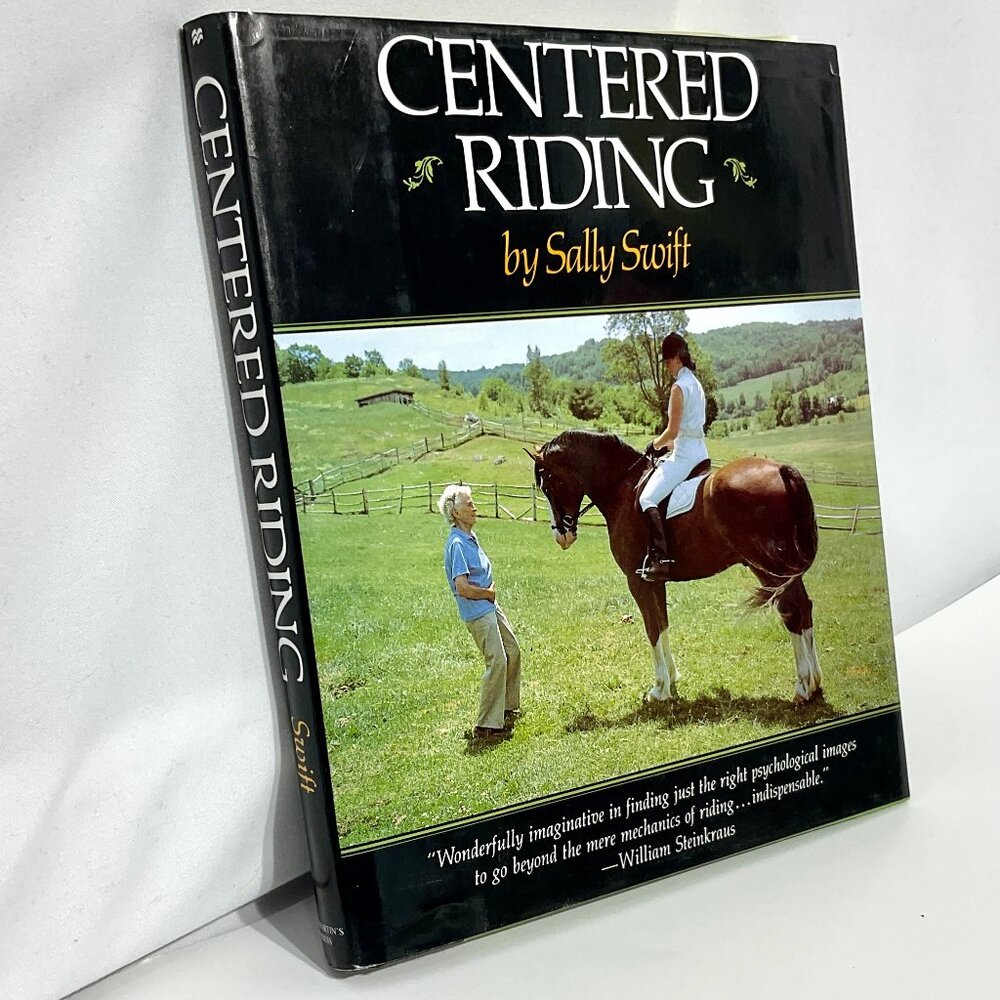 Book Centered Riding Hardcover with Dust Jacket Equestrian Horses